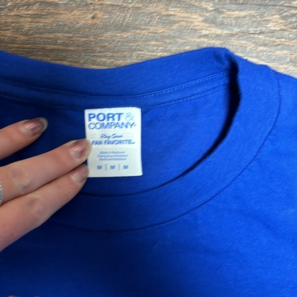 The Ring royal blue Halloween trick r treat long sleeve t-shirt size medium woot - Picture 4 of 5